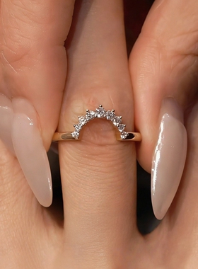 几何叠戴开口戒指女2026新款爆款