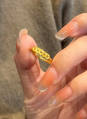 新春旺财~五帝钱币戒指