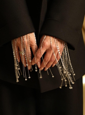 衬衫西装袖口流苏手链女2026新款