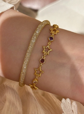 复古镂空星星手链女款高级感手饰