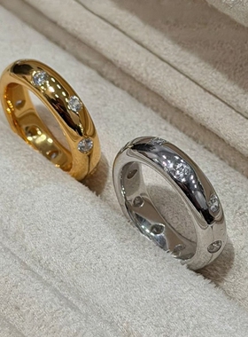 金色亮面戒指女2026新款气质百搭