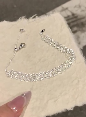 镂空蕾丝编织手链女款