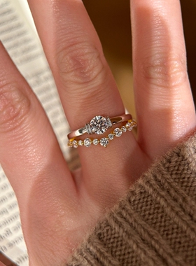 双层细款戒指女2026新款时尚气质