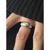 Silver plain ring for women 2026 new style temperament ring