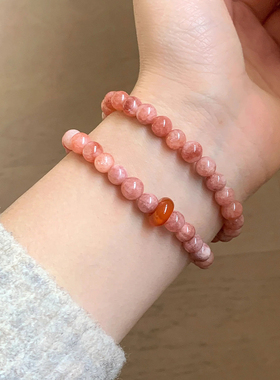 春夏太阳石叠戴手链女新中式手串