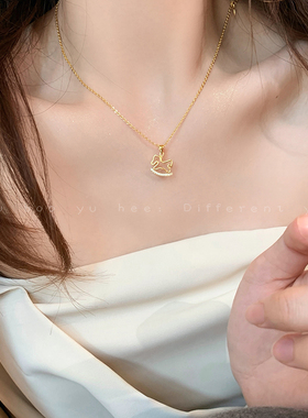 小木马项链女轻奢小众本命年颈链