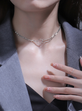 ins925纯银女设计轻奢高级感项链