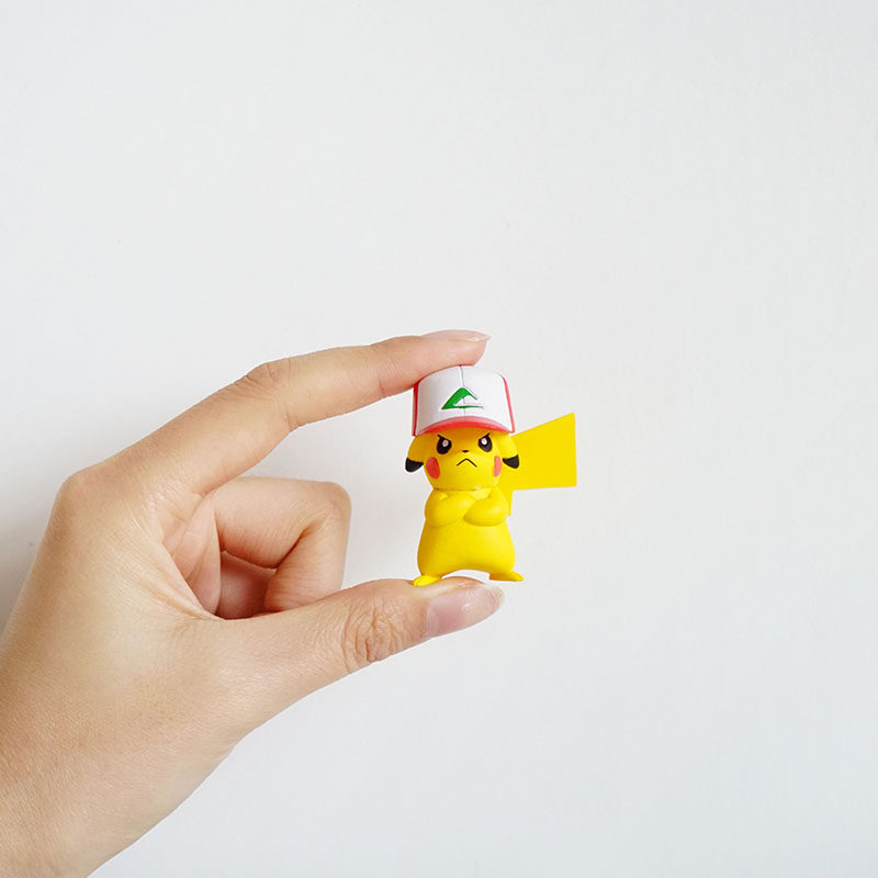 日本正品pokemon精灵宝可梦周年限定皮卡丘公仔手办模型摆件