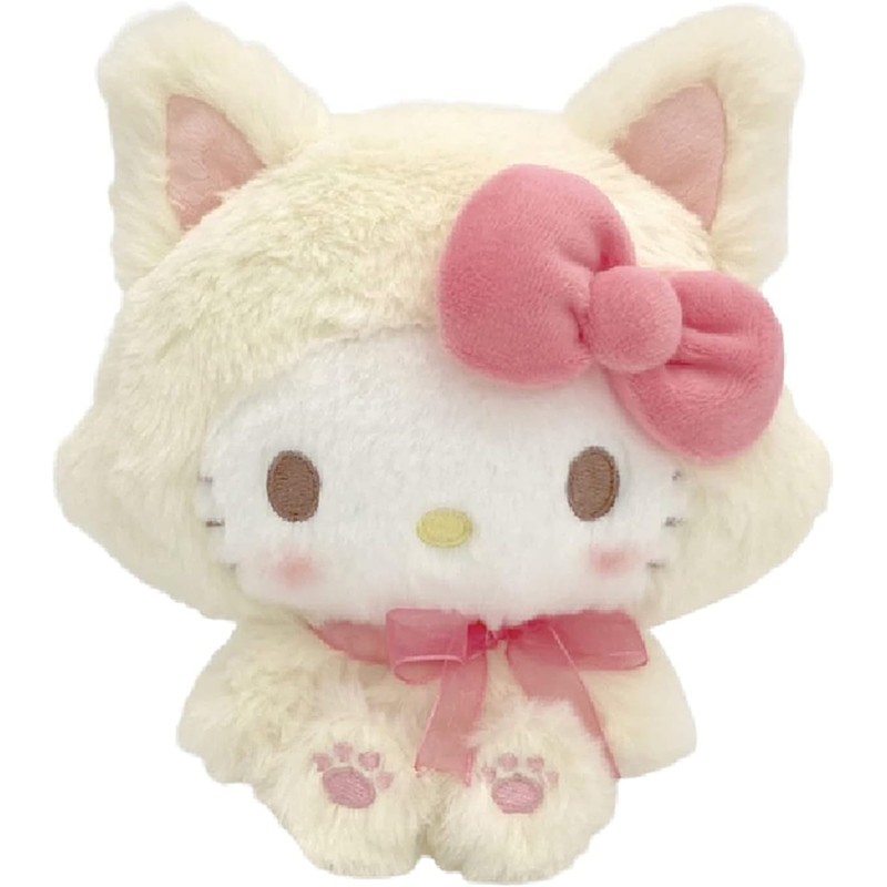 日本三丽鸥hellokitty正版软萌猫咪凯蒂猫kt猫公仔玩偶毛绒玩具 - 图3