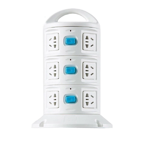 NIU REN Multi -Layer Three -Dimensional Panel Panel Panel Stand -Type Power Socket Dragon Панель Dragon Независимый переключатель -in plug -in board с перегрузкой