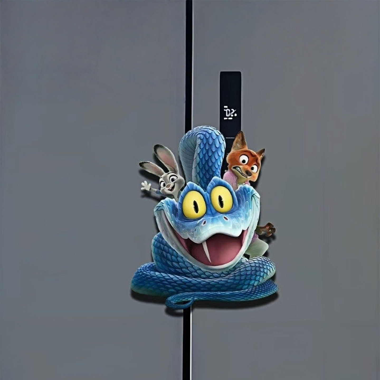 可爱疯狂盖瑞一条蛇动物城亚克力磁吸卡通冰箱贴动漫电影周边装饰 - 图0