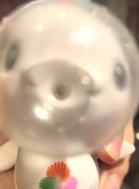 全运会吉祥物喜洋洋吹泡泡钥匙扣