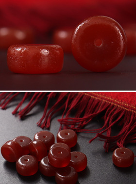 红玛瑙老型珠手串男女