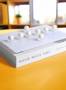 八粒白石阵摆件石春饰品