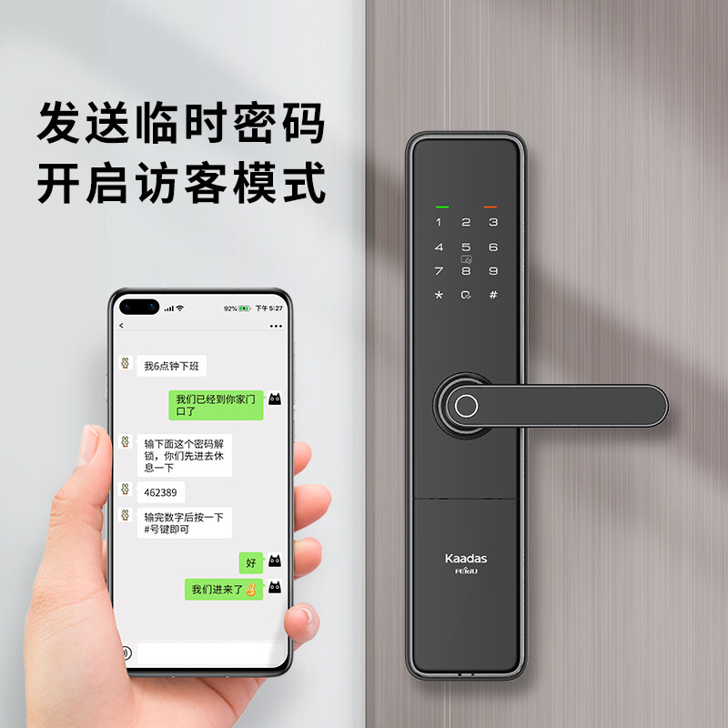 双十一预售 22点开始 kaadas 凯迪仕 F300 智能指纹密码锁 ￥688包邮（需100元定金）