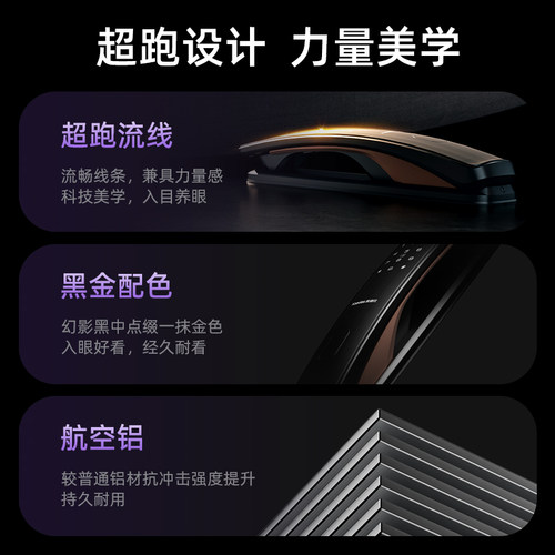 凯迪仕Q20FProV2人脸识别指纹密码猫眼电子锁家用监控智能门锁 - 图2