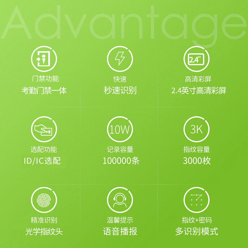 zkteco /熵基科技股份f18门禁机 熵基办公用品考勤门禁