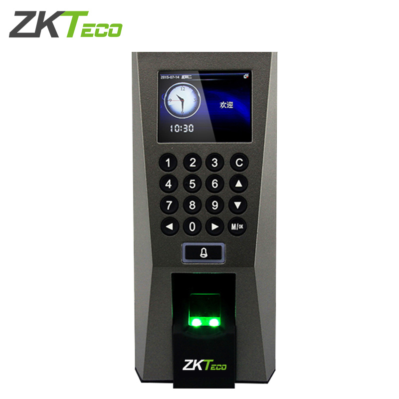 熵基办公用品专营店ZKTeco/熵基科技股份有限公司F18指纹考勤机门禁机一体机上班打卡机门禁系统玻璃门电子木门铁门门禁0