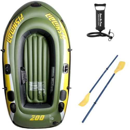 Jilong Zray модернизировал утолщенную тройку сетевой лодки с двойным кораблем кожаный каяк -рыбацкий лод