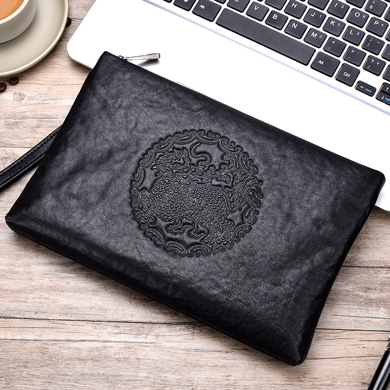 卓梵2020休闲手拿包阿玛尼男士手包 珏斌达箱包男士包袋