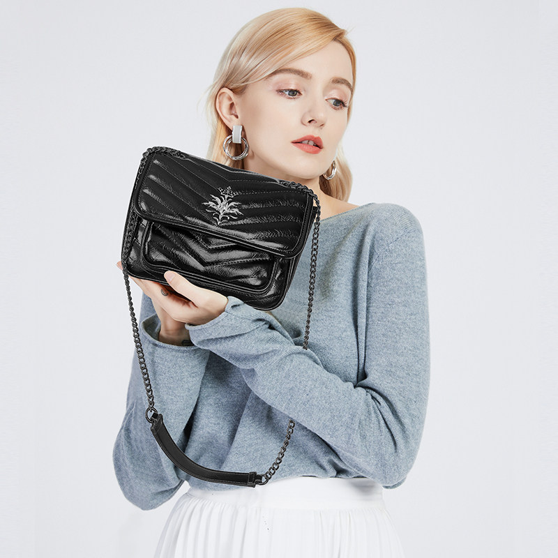 菱格2020新款网红流浪包ck链条包包 米缇贝蒂箱包女士包袋