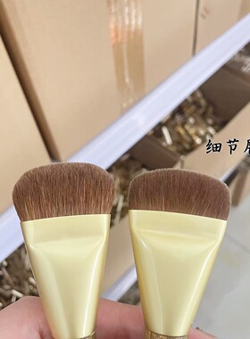 黄狼尾毛粉底刷黄油刀无痕底妆轻薄沧州动物毛化妆刷高端不吃粉