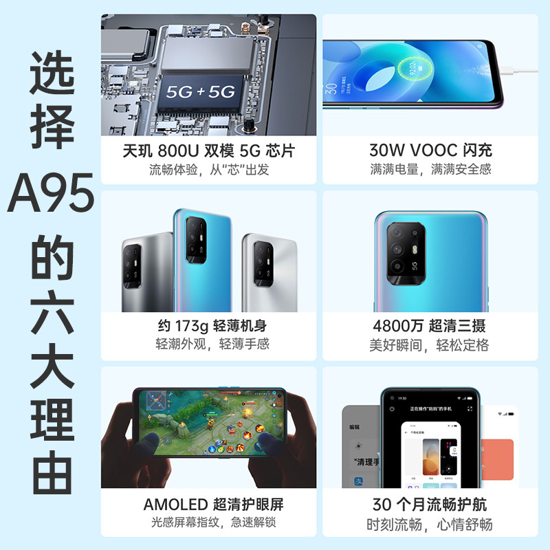 【至高优惠210元】新品oppo手机 OPPO聚洪欧珀手机