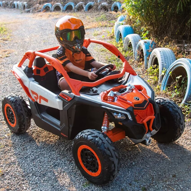 正版庞巴迪Bombardier儿童电动车四轮宝宝越野遥控汽车玩具车童车,淘宝优惠券,粉丝福利购,淘宝优惠卷