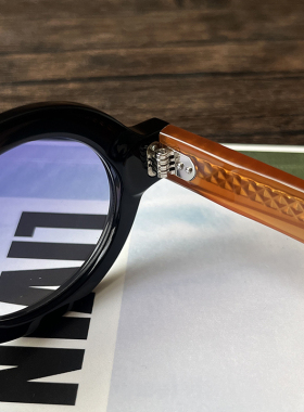 眼镜框复古男女通用小圆框