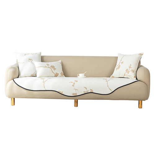 M.life Quiet Chic鸢尾 高级感异形沙发垫四季通用防滑沙发套坐垫 - 图3