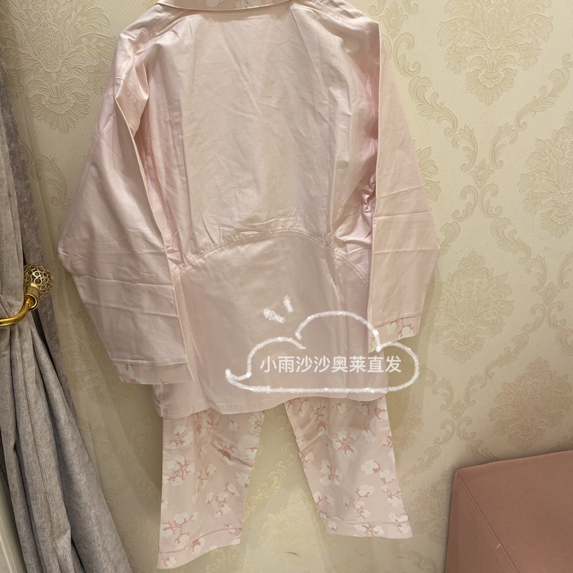 华歌尔 WD3002 22春夏女式棉氨面料长袖睡衣家居服套装 988 - 图1