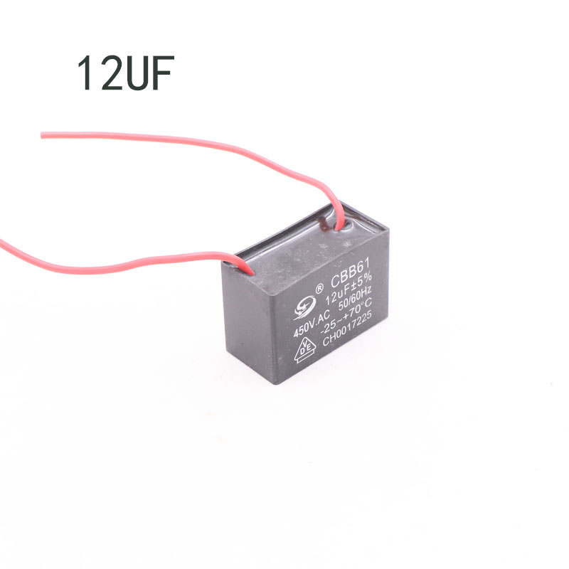 全新电风扇电机启动电容器CBB61 450V 1.5/2/2.5/3UF/4UF/5UF/6UF - 图1