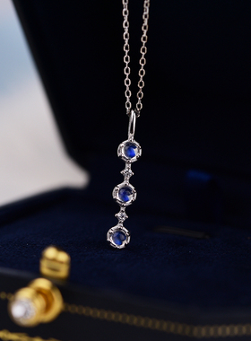 WAI异地恋项链轻奢纯银日式