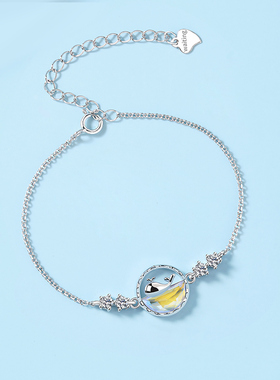 鲸生有你手链女生纯银高级轻奢