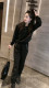 2023 winter beaded sweatshirt and sweatpants casual fashion set