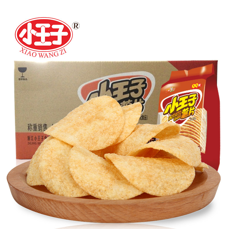 小王子4.0 kg油炸膨化食品整箱薯片 小王子膨化食品