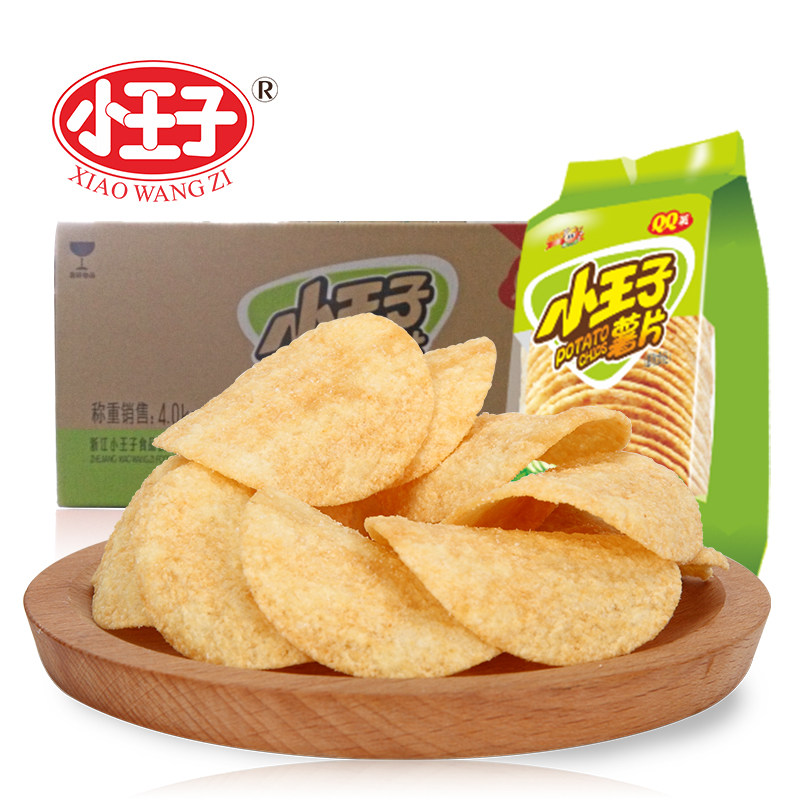 小王子4.0 kg油炸膨化食品整箱薯片 小王子膨化食品