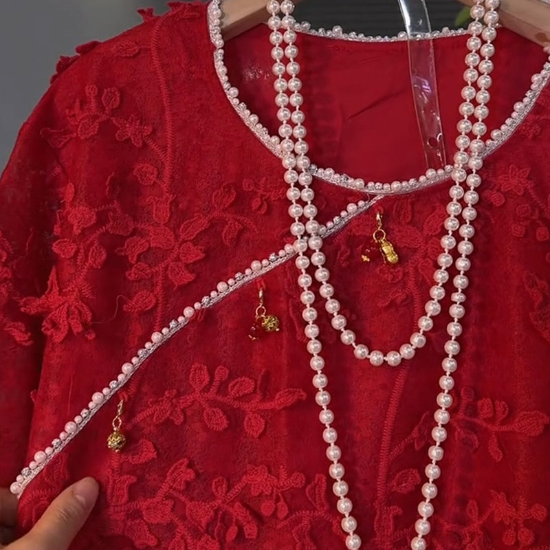 新中式立体花钉珠大衫国风上衣胖mm2025冬季新款宽松大码显瘦女装,淘宝优惠券,粉丝福利购,淘宝优惠卷