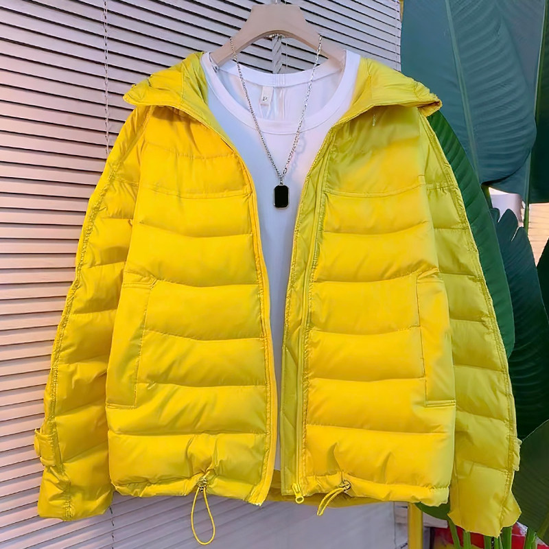 时尚鱼骨设计棉服女保暖外套胖mm2025冬季新款宽松显瘦大码女装潮,淘宝优惠券,粉丝福利购,淘宝优惠卷