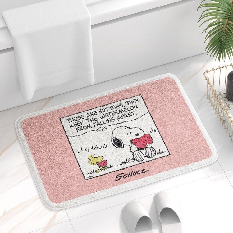 卡通史努比吸水地垫卫浴进门浴室垫防滑垫卫生间门口门垫加厚脚垫,淘宝优惠券,粉丝福利购,淘宝优惠卷