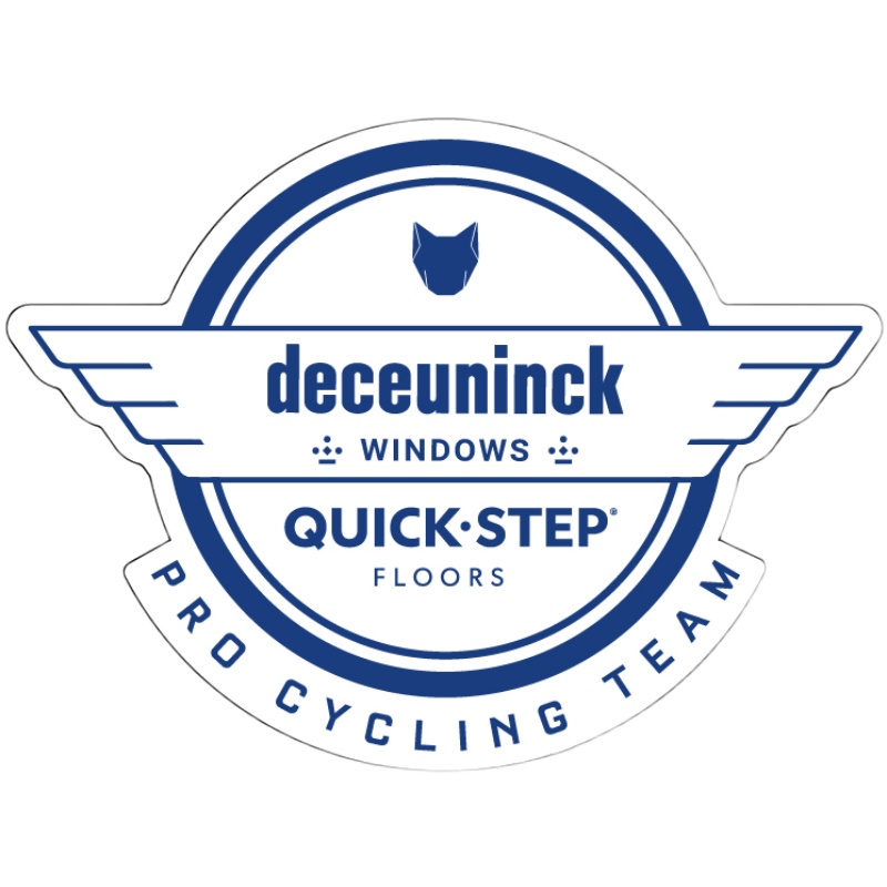 环法快步车队标贴纸公路车架单车贴头盔DECEUNINCK QUICK-STEP-图3