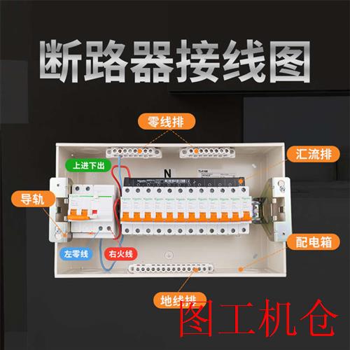 施耐德空气开关 家用小型断路器E9系列1P16A2P3P单片真空单极空开 - 图1