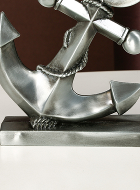 创意金属船锚模型家居咖啡厅房间酒柜装饰品摆件酒柜装饰品男生礼