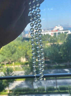 硅胶软珠678毫米5度--10度连体透明硅胶无孔DIY饰品配件串珠手串