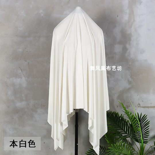 White super stretchy spandex milk silk fabric