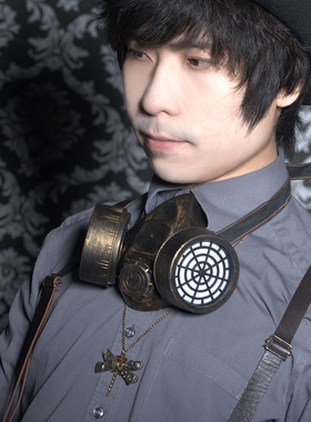 先生蒸汽朋克大陆蜻蜓吊坠项链