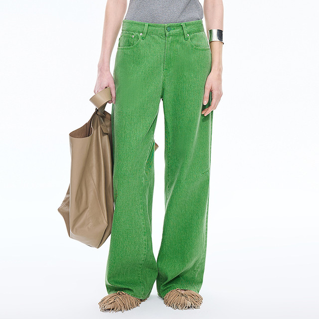 Jiangnan Buyi 25 ດູໃບໄມ້ລົ່ນ jeans ໃຫມ່ຝ້າຍບາດເຈັບແລະຊື່ 5P8E14590