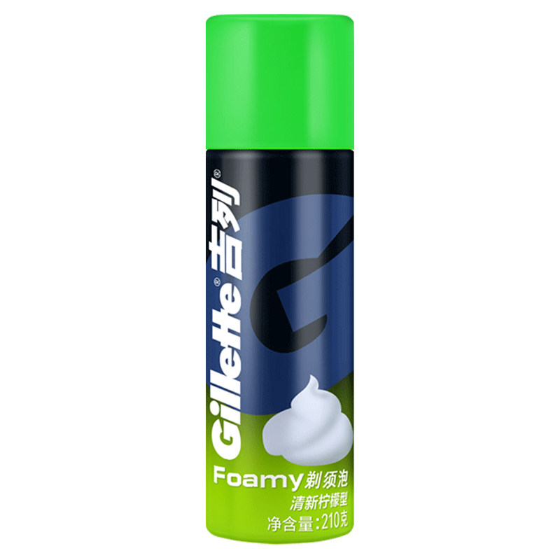 吉列210g柠檬 聚尚家居专营剃须啫喱/剃须膏/剃须泡