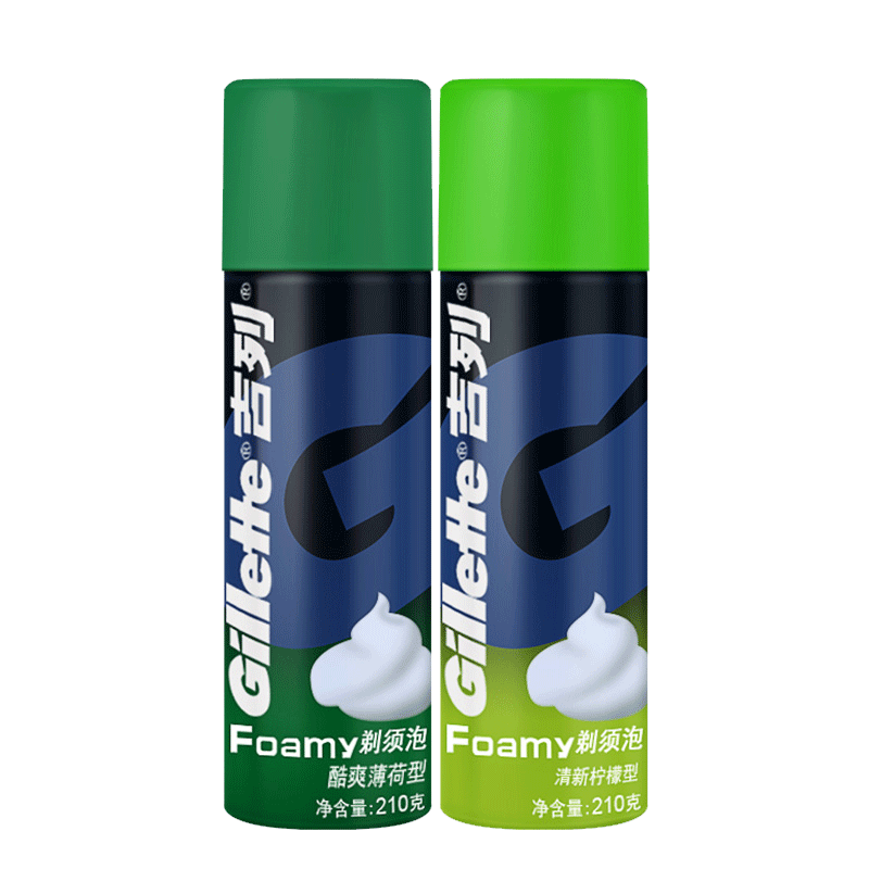 吉列剃须泡胡子打泡液刮胡子啫喱膏 聚尚家居专营剃须啫喱/剃须膏/剃须泡