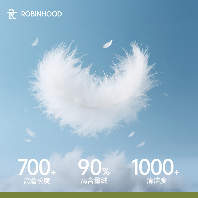 【明星同款】罗宾汉漫雪彩金短款极寒羽绒服